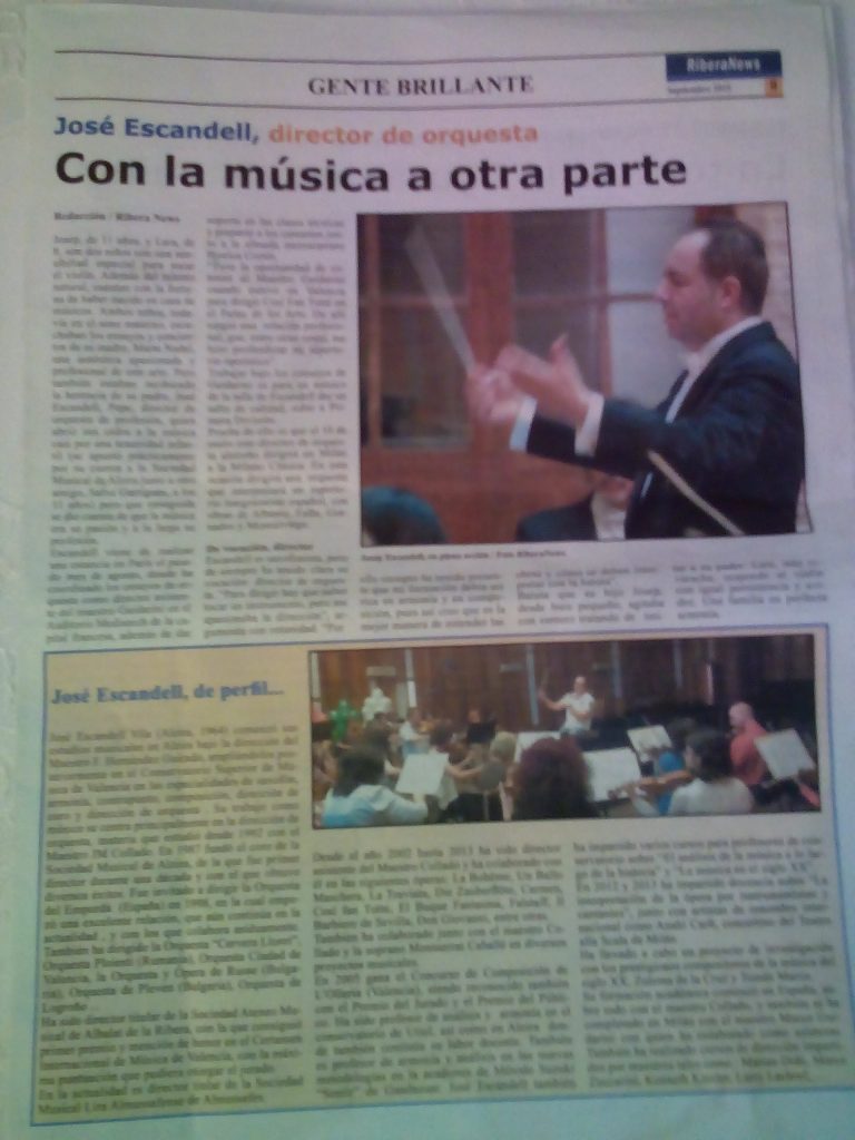 Artículo 'Con la música a otra parte' — Ribera News