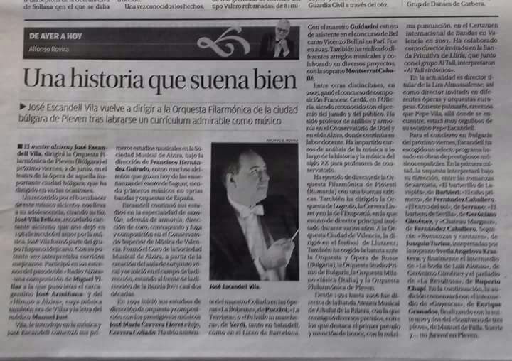 Artículo 'Una historia que suena bien' — De Aver A Hoy
