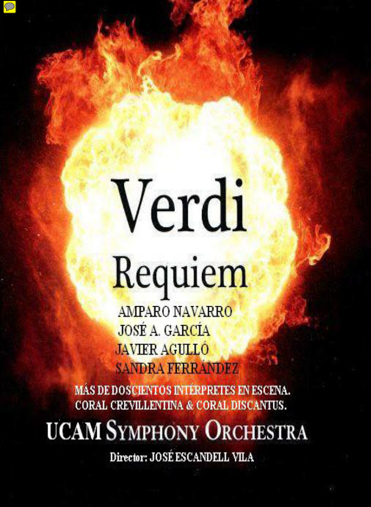 Cartel del Requiem de Verdi — UCAM Symphony Orchestra