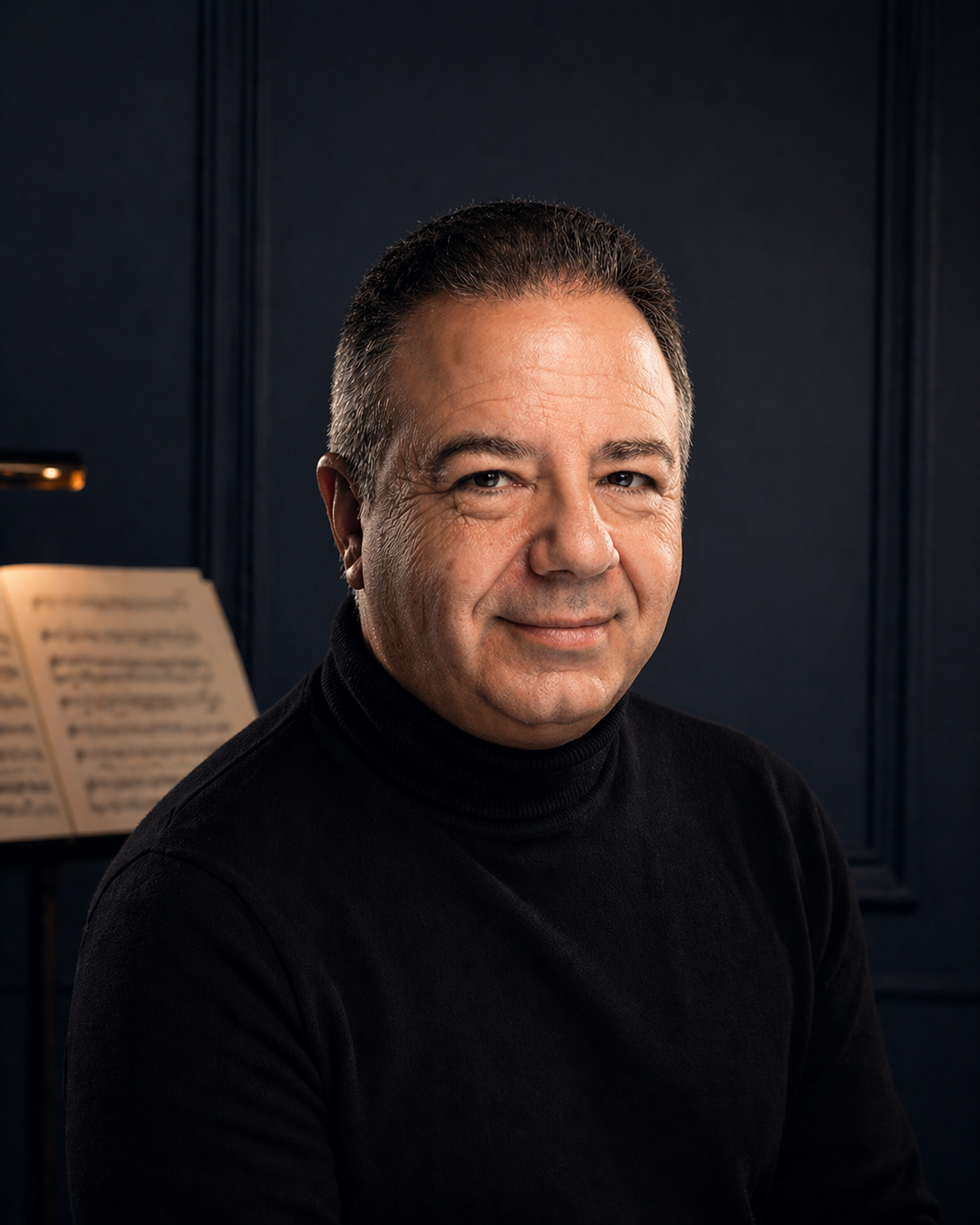 Retrato de José Escandell, director de orquesta